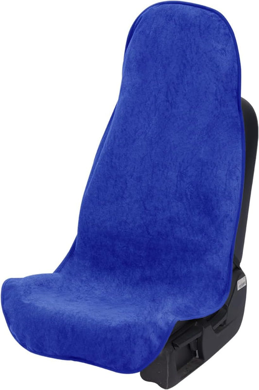 Waterproof Car Seat Cover Universal Fits Car Sweat Towel for Trucks SUV Van Royal Blue Car Seat Protector Sweat Proof Protector Cloth Seats Pack of 1