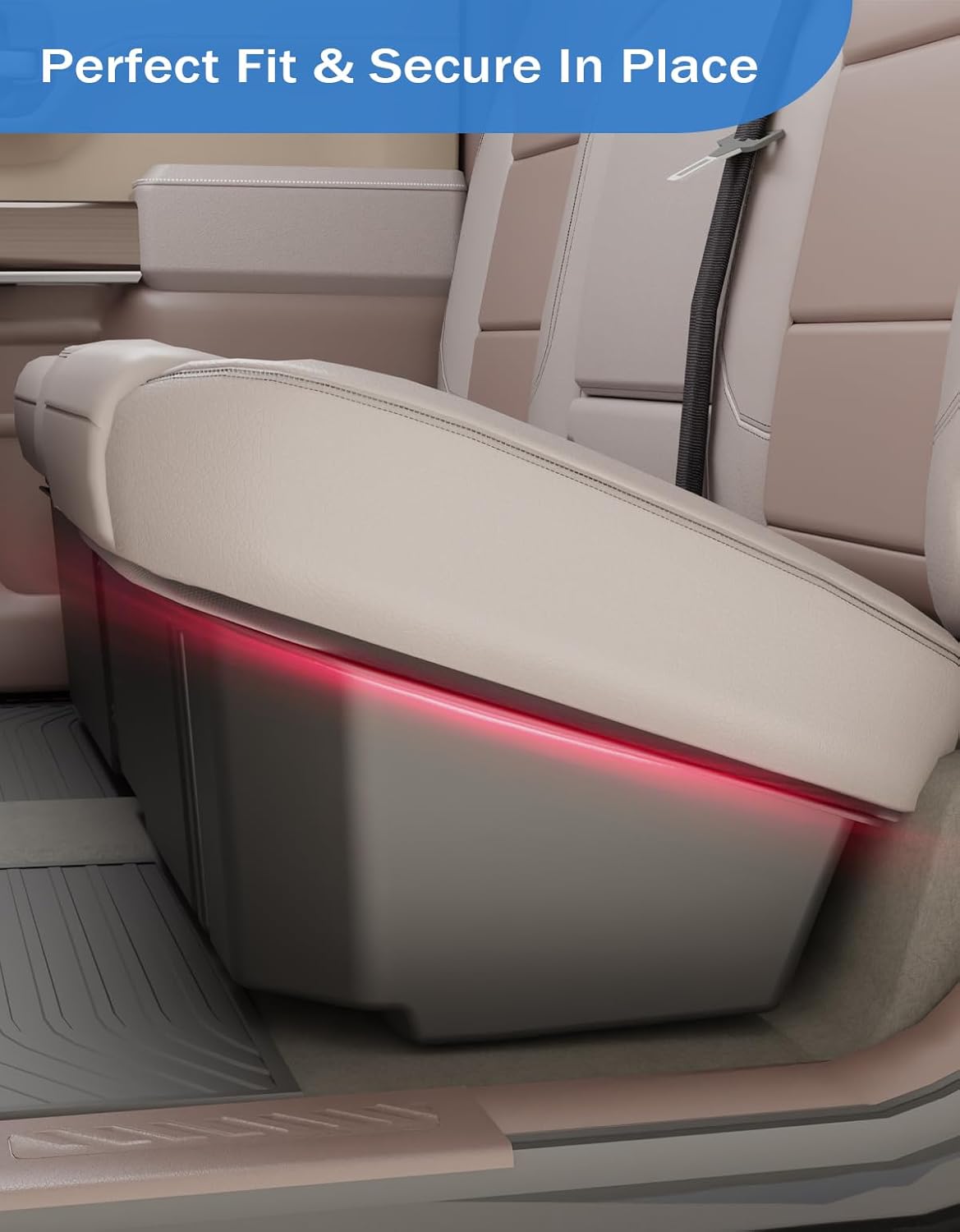 Under Seat Storage Box for 2019-2026 Chevy Silverado 1500 & GMC Sierra 1500