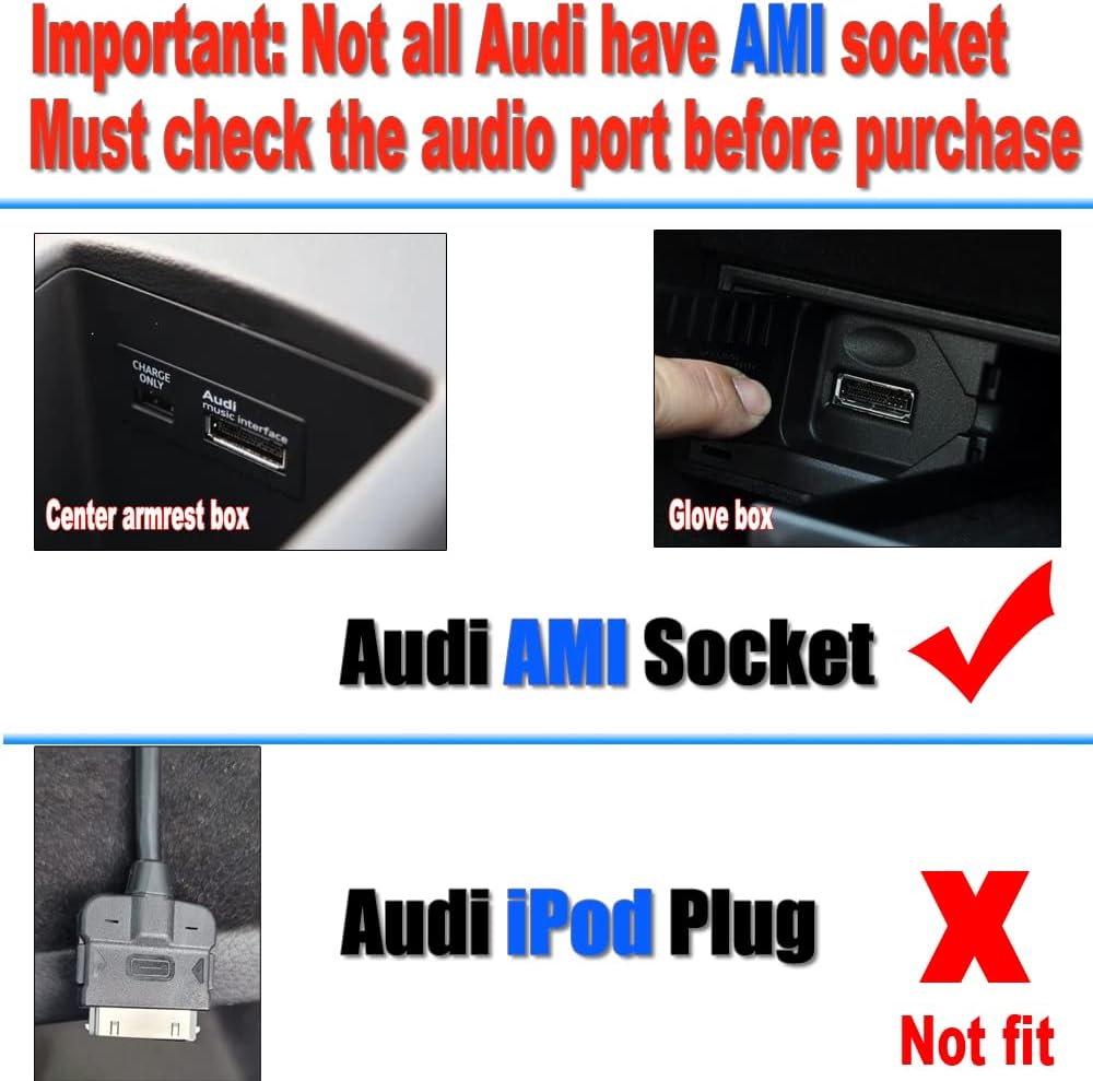 Yoper Bluetooth 5.0 Adapter for Audi VW AMI MMI Port