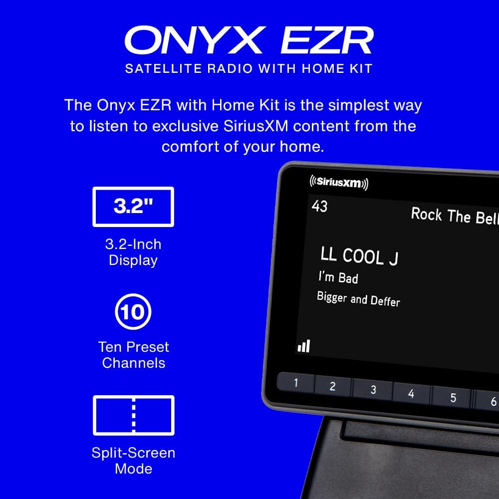 Onyx EZR Satellite Radio with Home Kit (SXEZR1H1) | SiriusXM