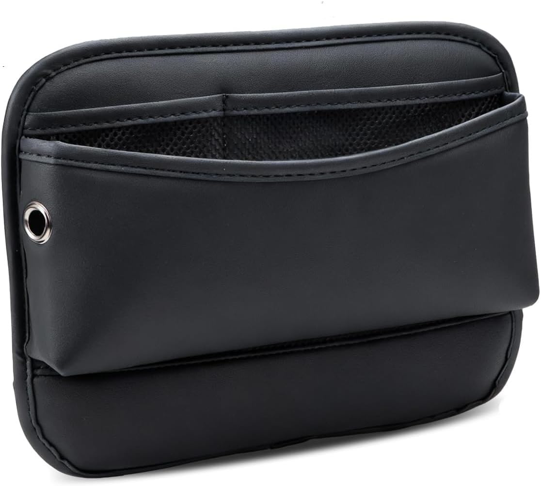 MARCHFA Car Seat Side Pocket Organizer Car Pocket Pouch for Seat, Door, Console, Car Seat Gap Filler Organizer Multifunctional Car Organizer Accessories for Phone Sunglasses Keys Cards (Large)