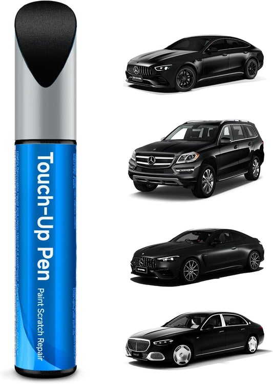 040/9040 Black/Jet Black Touch Up Paint Compatible With Mercedes-Benz Exact Match Car Paint Pen Scratch Repair