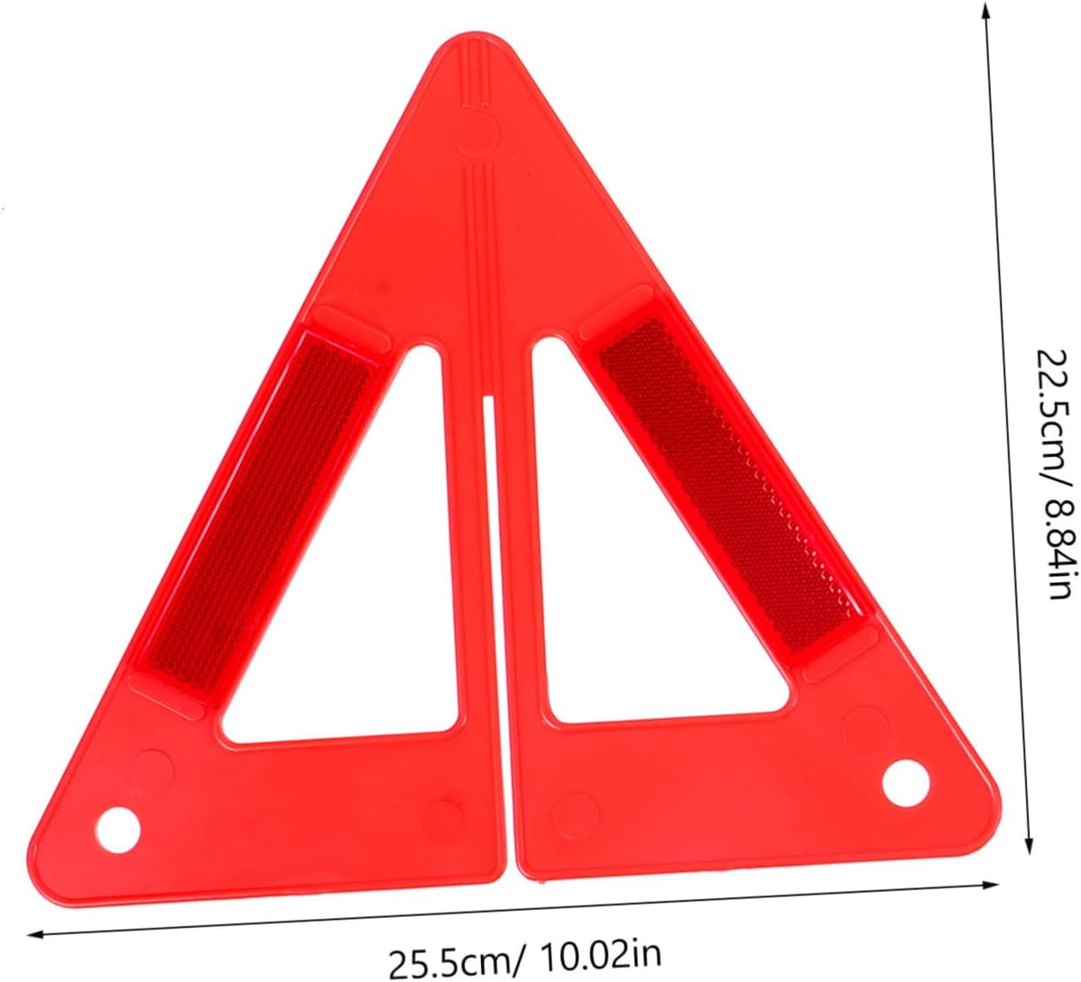 Emergency Triangle Reflective PVC Folding Roadside Warning Sign
