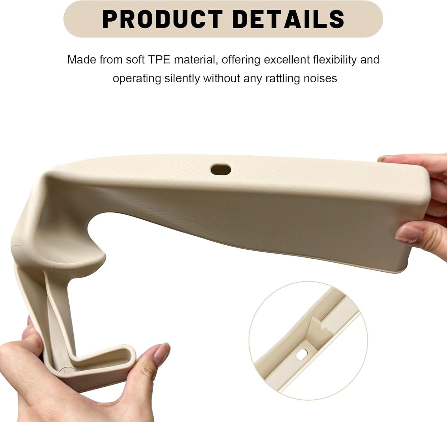 2 PCS Car Seat Gap Filler, Multifunctional Auto Console Side Storage with Phone Holder & USB Slot, Universal Front Seat Organizer Fill The Gap Space for Car SUV Truck (Beige)