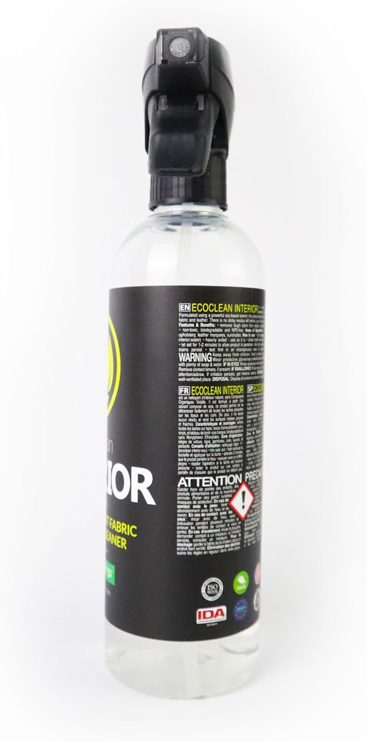 IGL Ecoclean Interior – Ultimate Fabric & Leather Cleaner | Powerful, Eco-Friendly Interior Care for Cars, Homes & Upholstery (500ml)