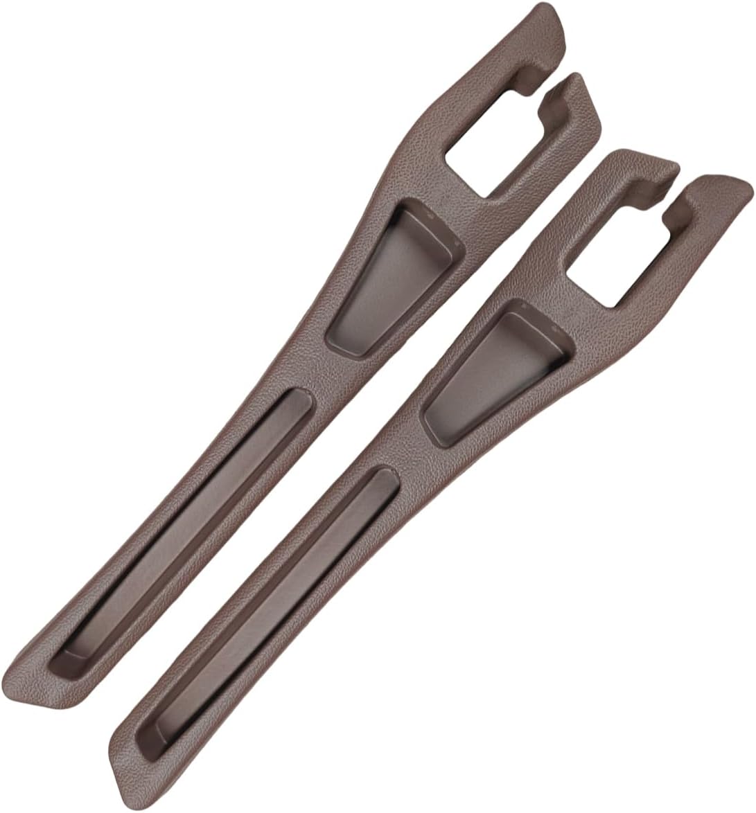 2PCS Car Seat Gap Filler Organizer, Car Center Console Side Plug with Storage Slot Prevent Falling, Multifunctional Vehicle Interior Phone Holder Accessories for Cars, Trucks, SUVs (Beige)