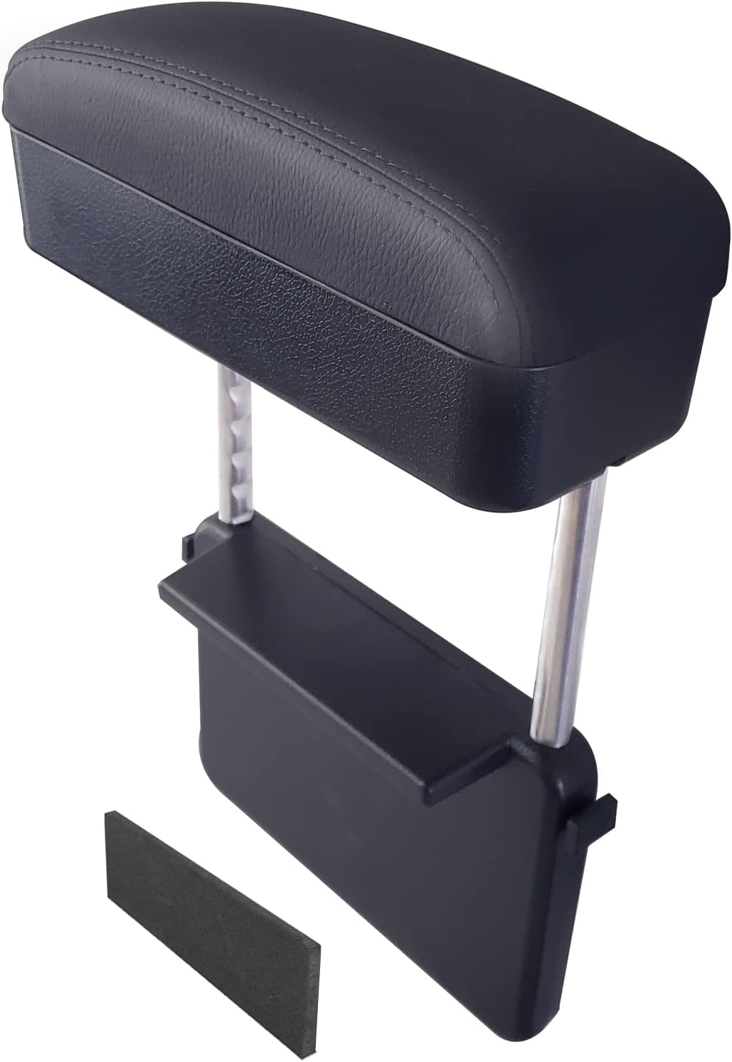 Car Armrest Storage Box, Car Seat Gap Filler Organizer, Car Organizers and Storage, Arm Rest for Car, Forearm Wrist Support Adjustable Armrest for Most Car Models (Black)