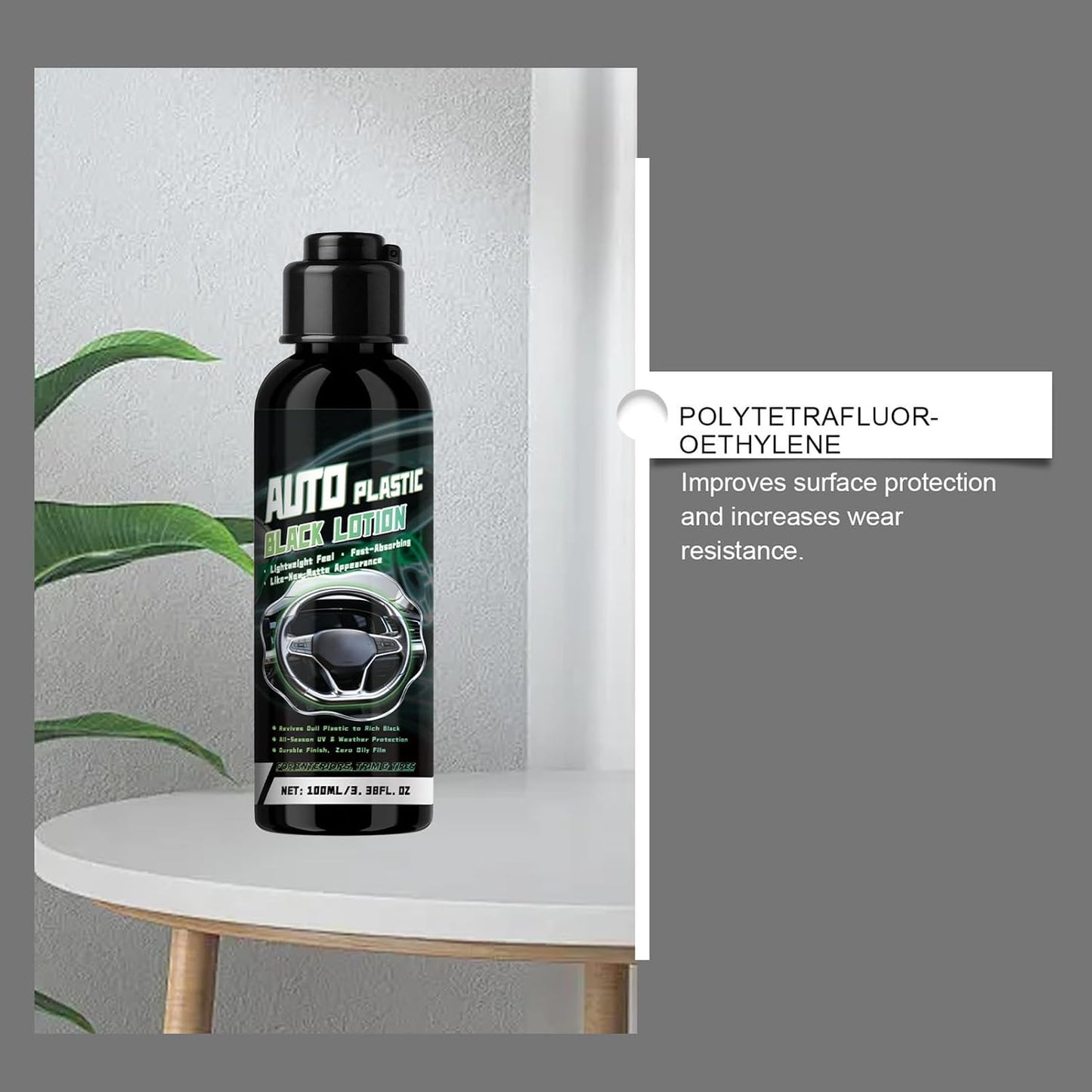 Car Leather Cleaner 100ml Long-Lasting All Purpose Agent with Sponge | Car Fabric Cleaner for Vehicle Truck Convertible Garage Home Underseat Roof Ceiling Dashboard Components