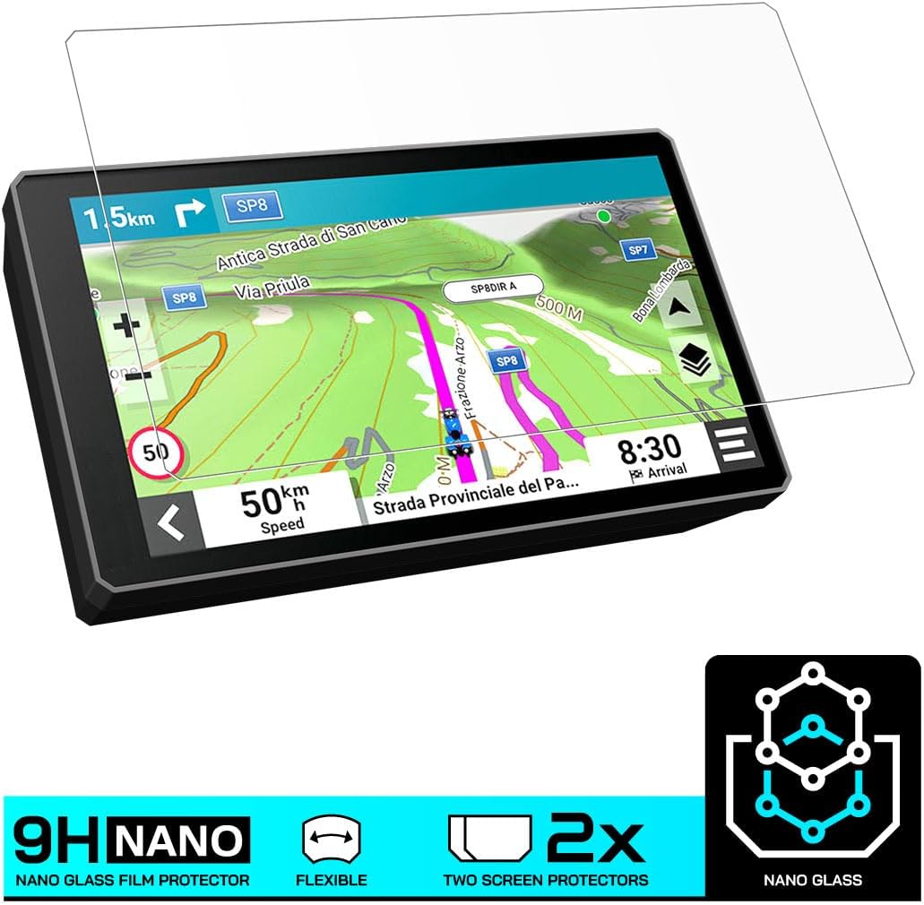 Speedo Angels NANO GLASS Dashboard Screen Protector compatible with ZUMO XT2 x 2