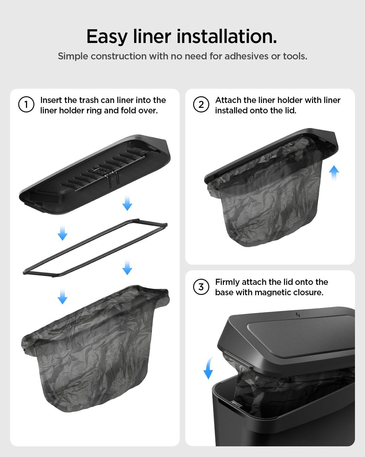Spigen Door Pocket XL Car Seat Side Organizer for Tesla Model 3/Y/S/X & All Cars – Extra Large Storage, Black