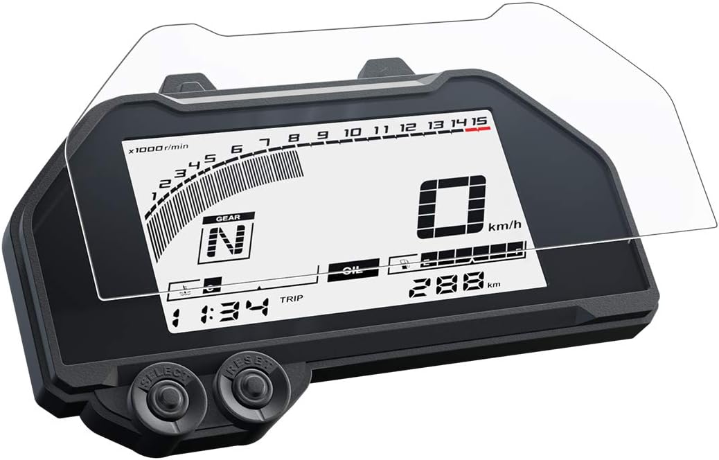 Speedo Angels NANO GLASS Dashboard Screen Protector compatible with MT-03 (2020+) x 2