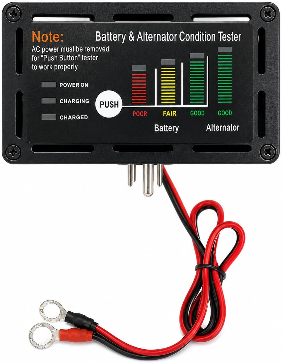 18 Amp Panel Mount 12V Battery Charger for Hydraulic Dump Trailer, Car, Marine. On Board Trickle Charger for 12 Volt Systems