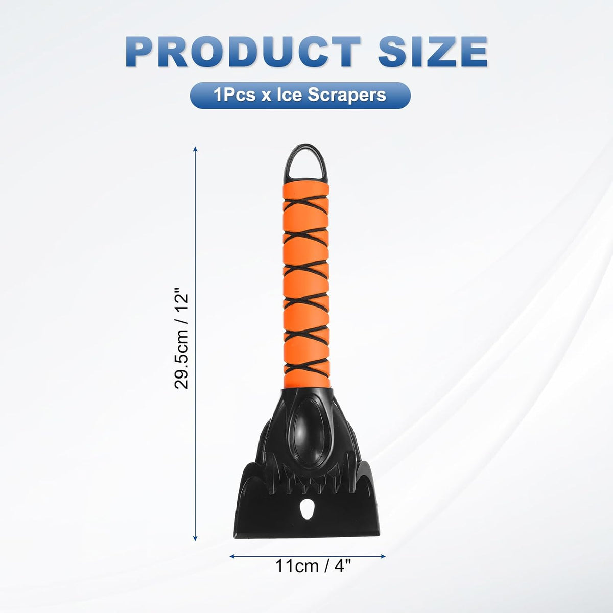 HARFINGTON Ice Scrapers for Car Windshield 12"x4" Window Frost Removal Tool
