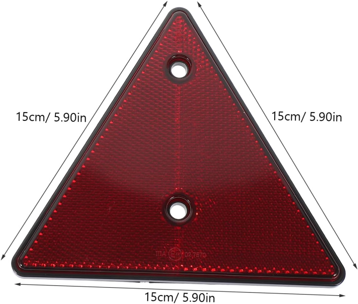 2pcs Triangle Reflective Roadside Warning Signs for Car Emergency