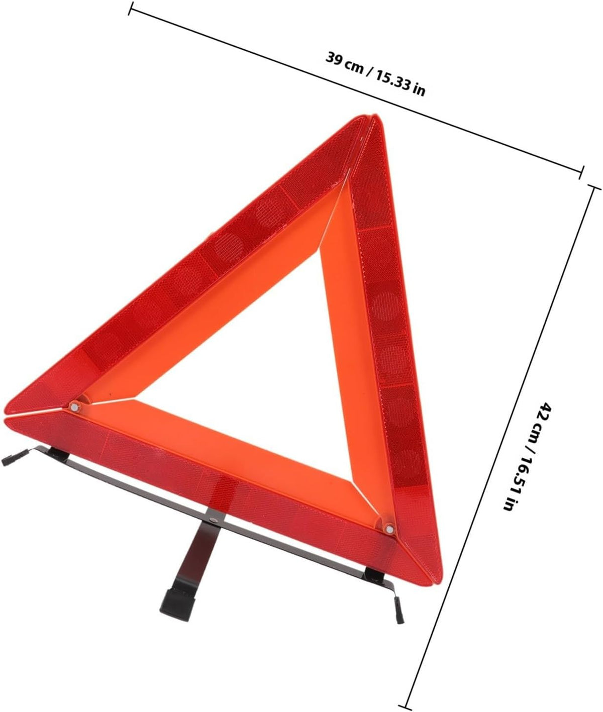Holibanna Roadside Safety Reflective Warning Triangle Frame Reflector