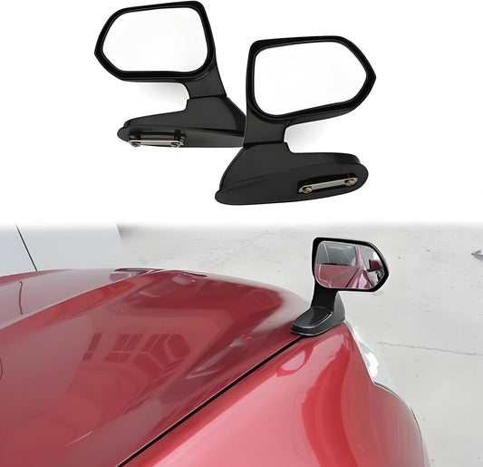 Blind Spot Mirrors 2 Pack, Adjustable Wide Angle, Black.