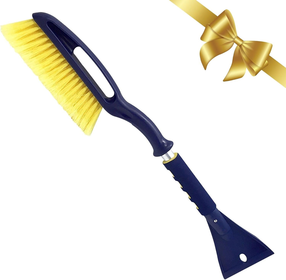 Michelin Snow Brush for Car Windshield (Pack of 2) – 25" Heavy Duty Snow Remover with Ice Scraper, Ergonomic Foam Grip, Power Scraping Handle, Lightweight Aluminum Shaft for Car, SUV, Truck, Van