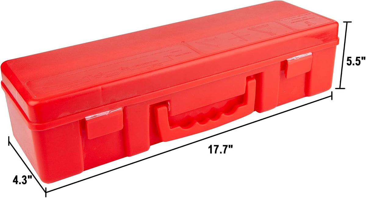 CARTMAN 3PK DOT Warning Triangles with Empty Base & Storage Case