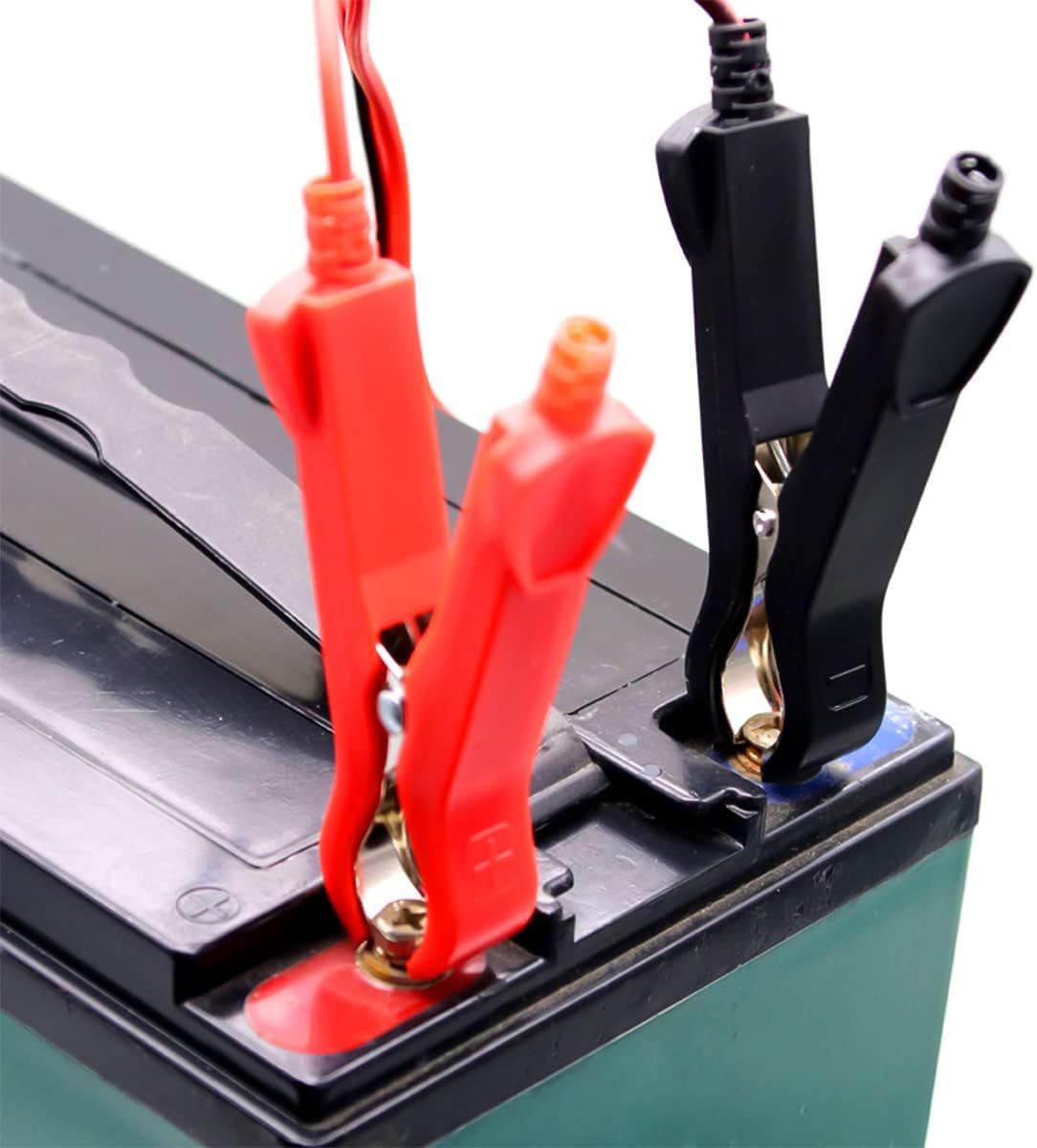 Car Battery Charger, 12V-6A Automatic Battery Charger/Maintainer Smart Fully Trickle Charger for Cars, Motorcycles, SUVs, Engineering Vehicles, AGM/Gel Lead Acid Battery