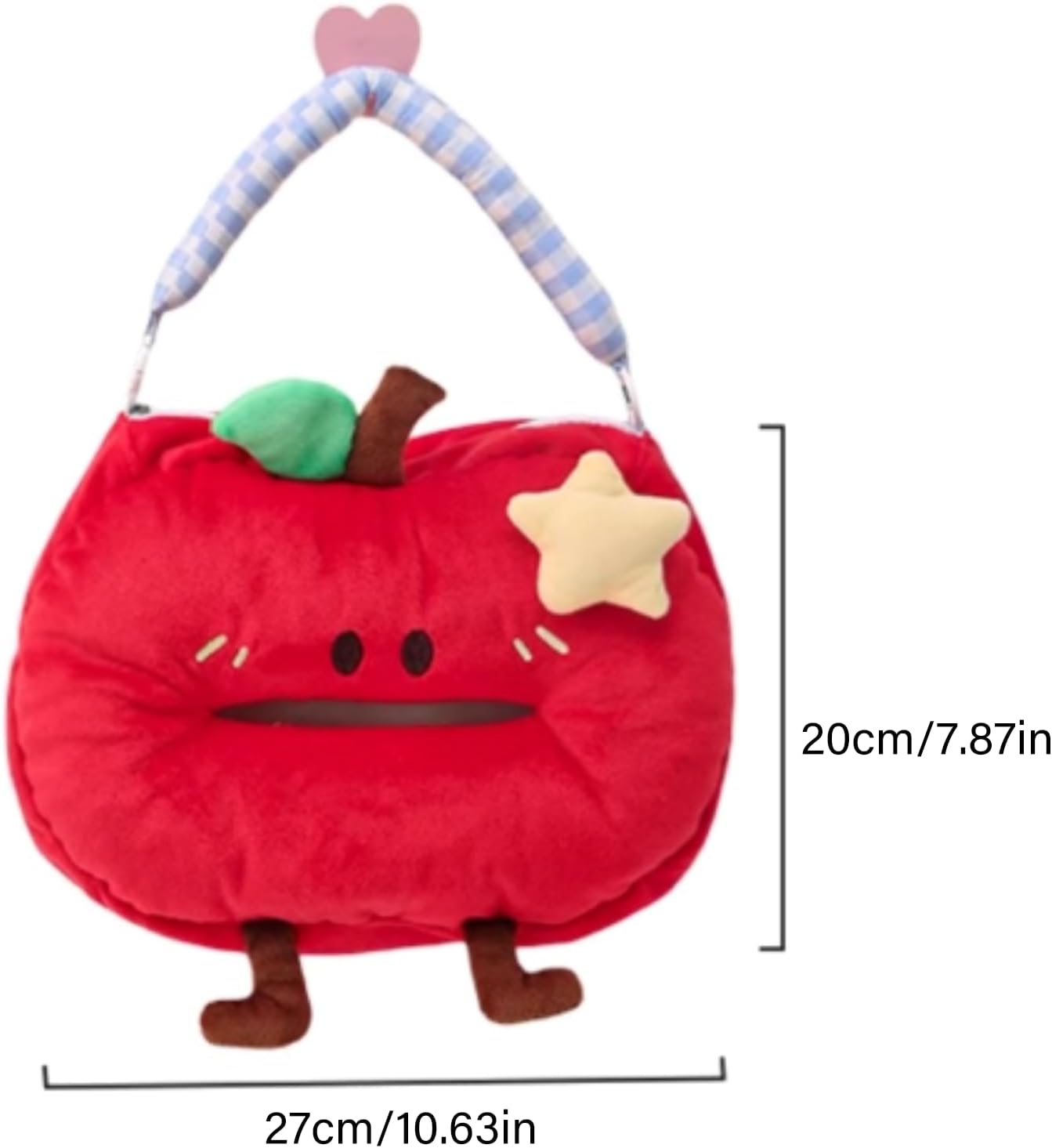 Creative Fruit Shaped Fabric Tissue Box Holder Hanging Hook Space Saving Storage Case for Car and Office Multi Purpose Holder