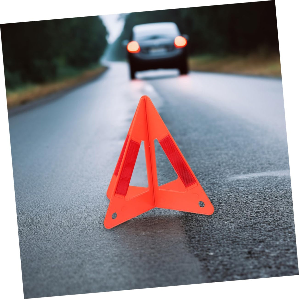 Unomor 3 Pack Foldable Warning Triangle Reflective Roadside Safety Sign