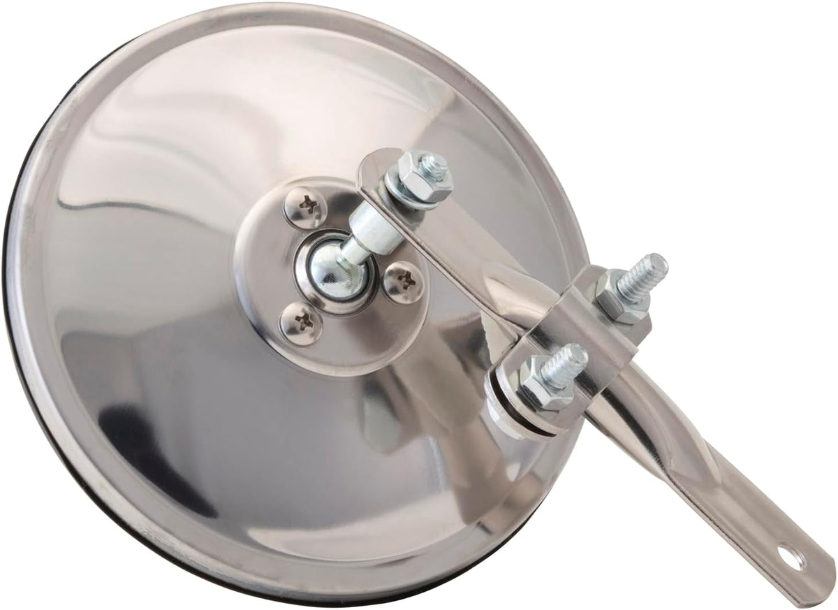 Grote 280335 5" Round Clamp On Spot Mirrors, W/Arm Assembly