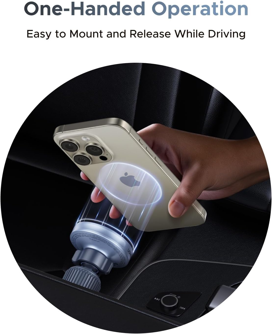 UGREEN MagSafe Compatible Wireless Car Charger
