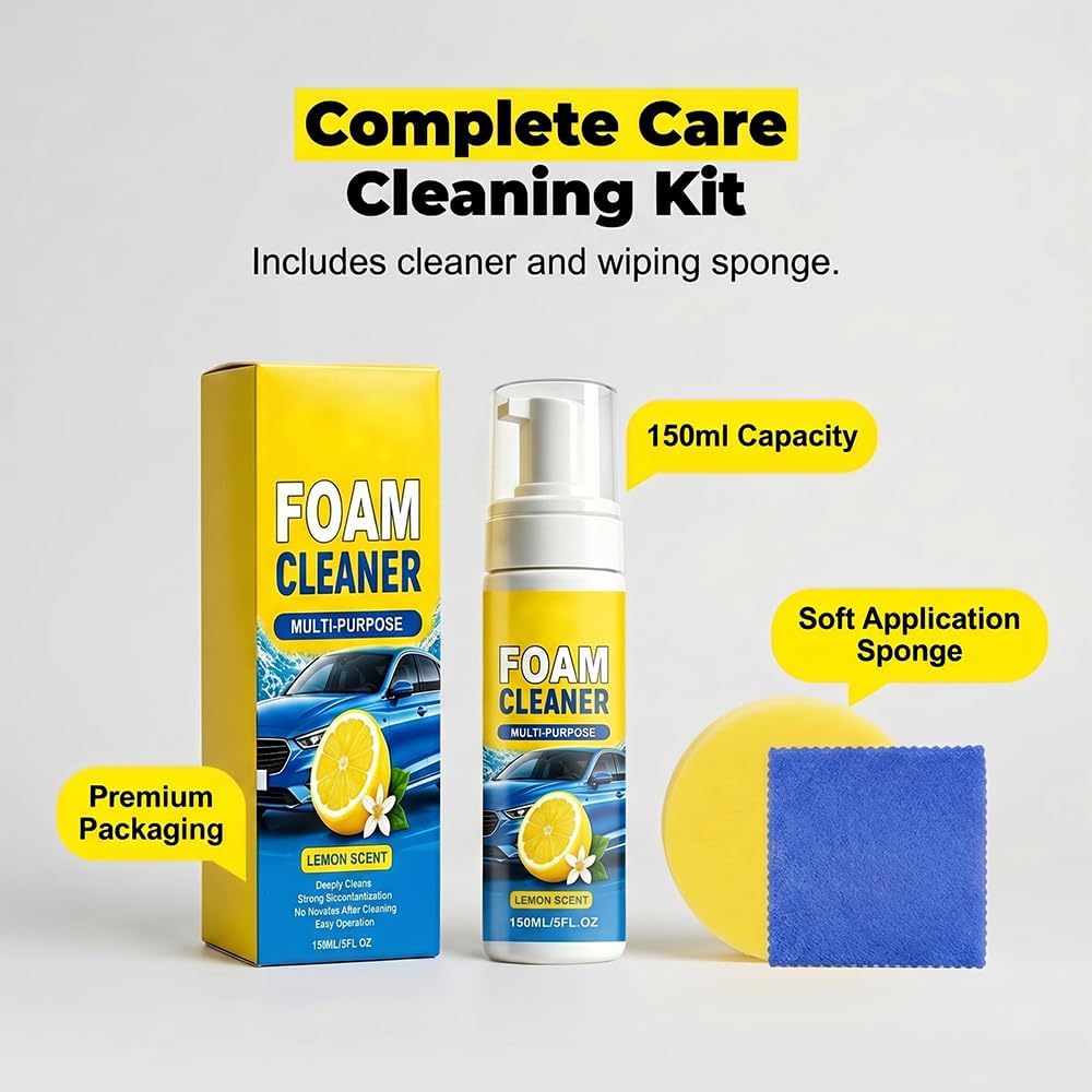 Multi Purpose Foam Cleaner, 2026 New Car Interior Foam Cleaner (1)