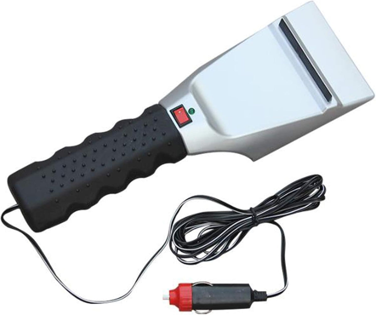 Car Heated Snow Ice Scraper, 12V Electric Heated Ice Scrapers for Car Auto SUV Truck Windshield Windows, Dual-Use Car Cigarette Lighter Snow Shovel