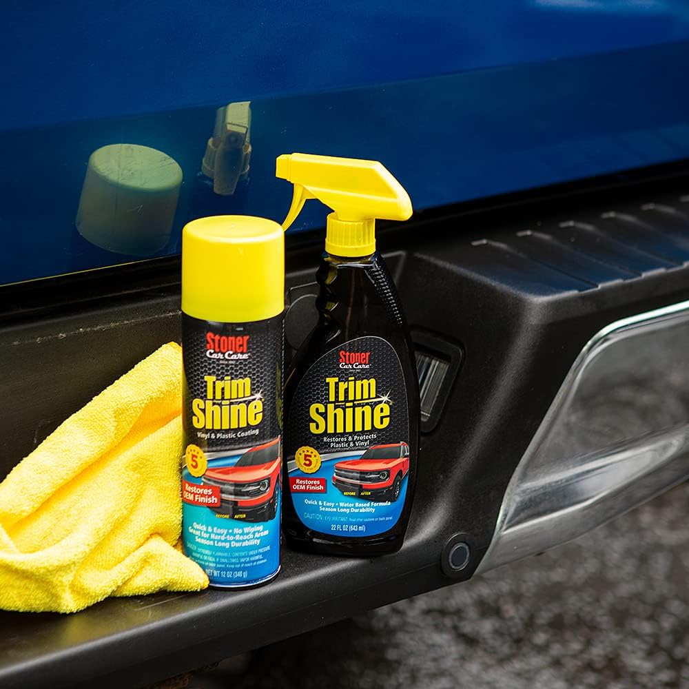 Stoner Car Care 99049 15-Piece Performance Essentials Complete Car Detailing Kit with Invisible Glass Cleaner, Microfiber Cloths, 5-Gallon Bucket, Wheel Cleaner and More Gift for Vehicle Enthusiasts