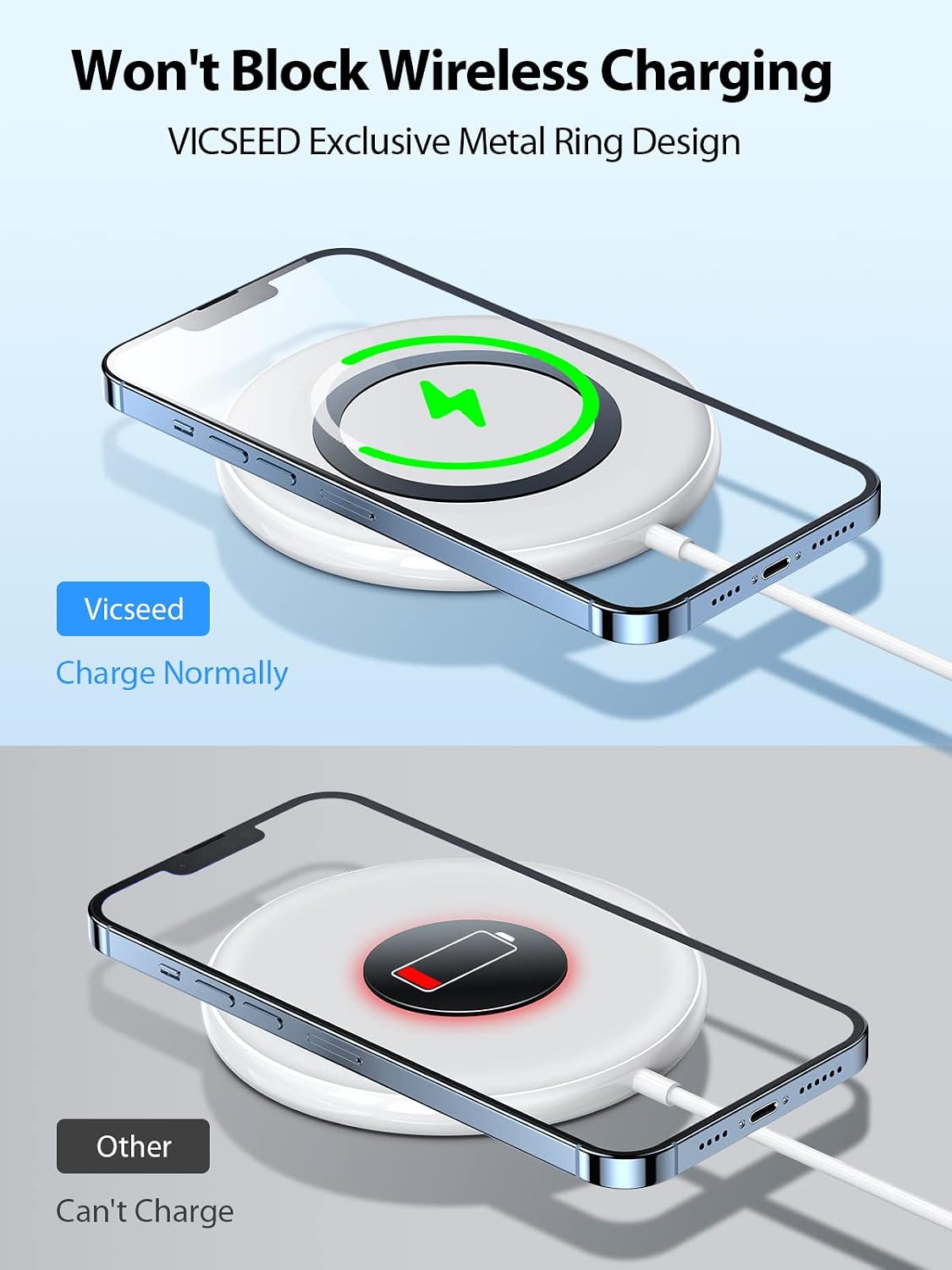 VICSEED for MagSafe Car Mount [Upgraded Strongest Magnet Power] Magnetic Phone Holder for Car Vent 360 Adjustable Magnetic Car Phone Holder Mount for iPhone 18 Pro Max 17 16 15 14 13 12 Plus Mini