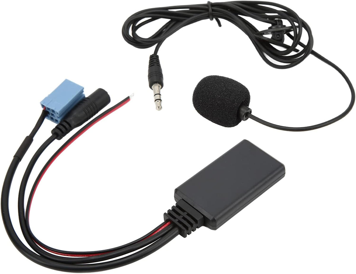 CHICIRIS Bluetooth Aux in Cable 8 Pin Mini ISO for Car Radio 2000-2010