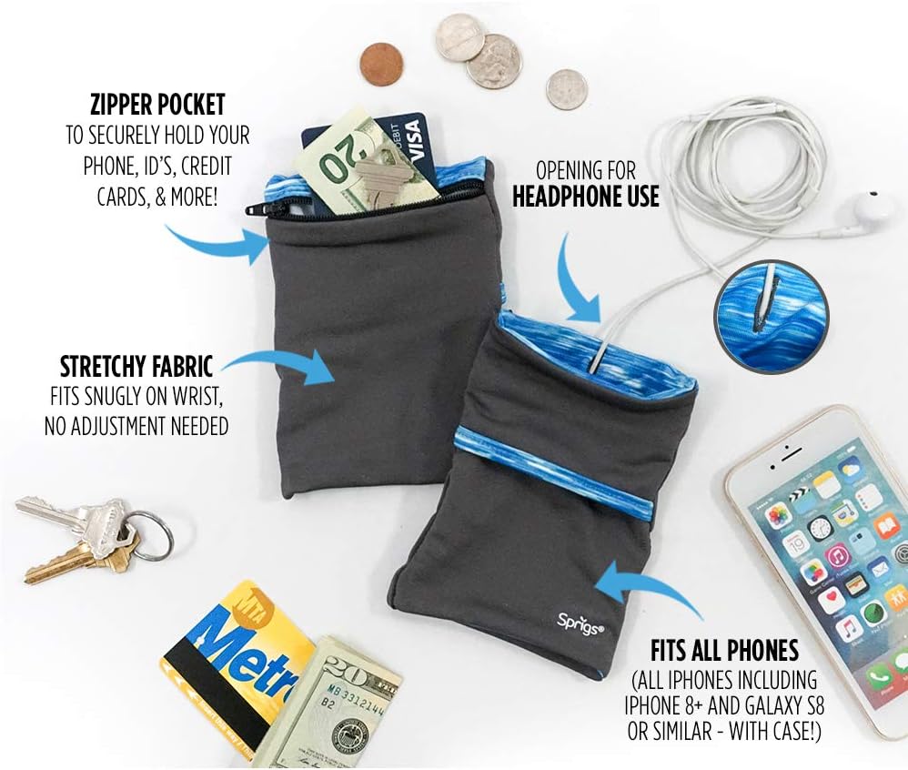 Sprigs Banjees 2 Pocket Wrist Wallet
