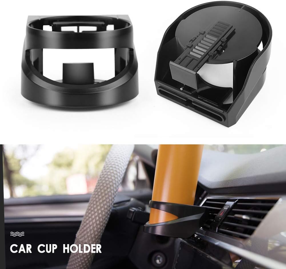 LITTLEMOLE Car Cup Holder, Adjustable A/C Air Vent Drink Holder