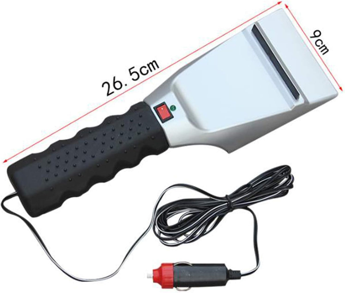 Car Heated Snow Ice Scraper, 12V Electric Heated Ice Scrapers for Car Auto SUV Truck Windshield Windows, Dual-Use Car Cigarette Lighter Snow Shovel
