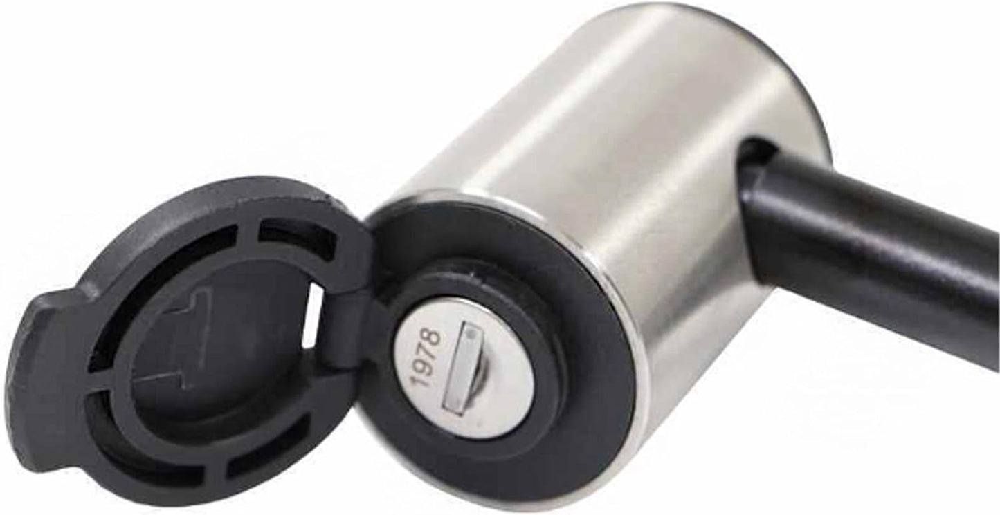 Kuat Hitch Lock V4 - Heavy Duty Steel Bike Rack Security Lock with Dust Cover, Weather-Resistant Hitch Pin 2" Receivers, 1934 - Great Smokey MTNS