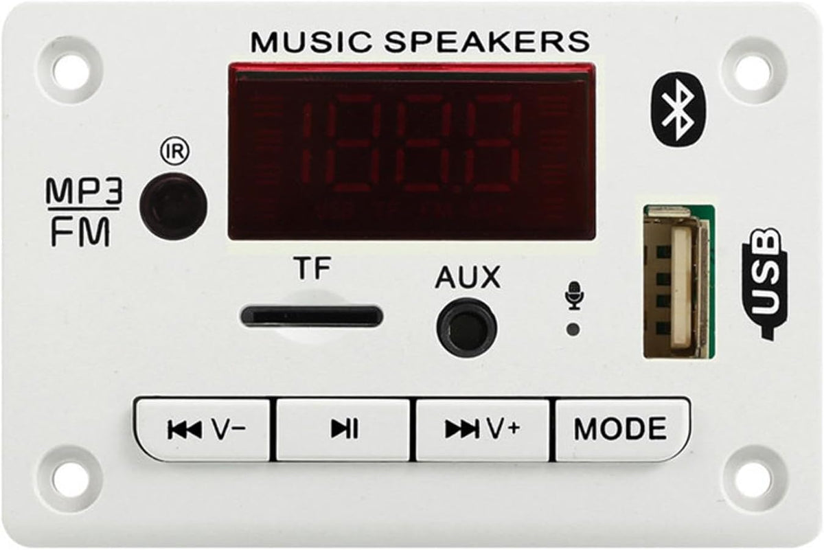 12V Audio Handsfree MP3 Decoder Board Car USB TF Card Slot FM Bluetooth Module