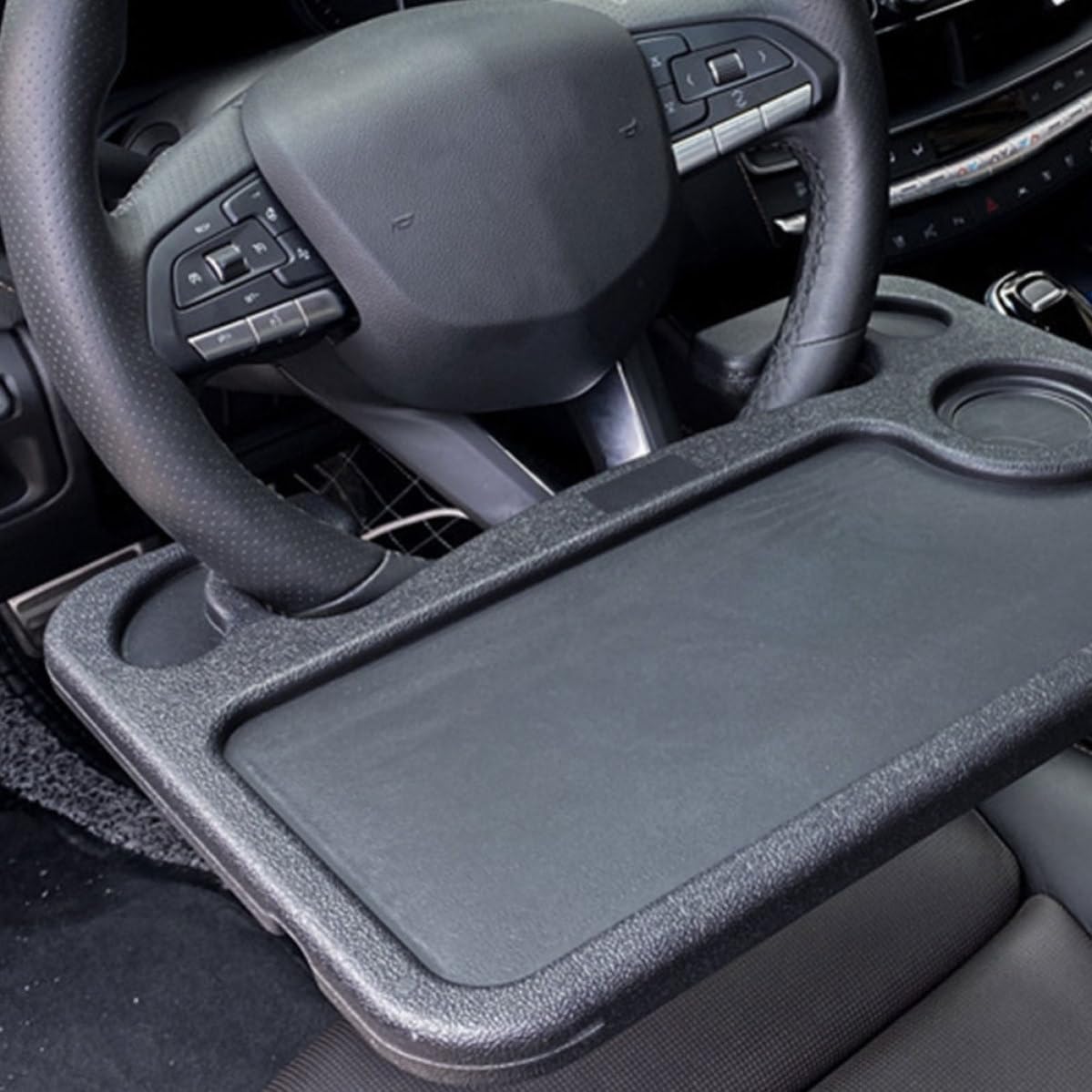 Portable Car Steering Wheel Tray Table for Laptop and Meals