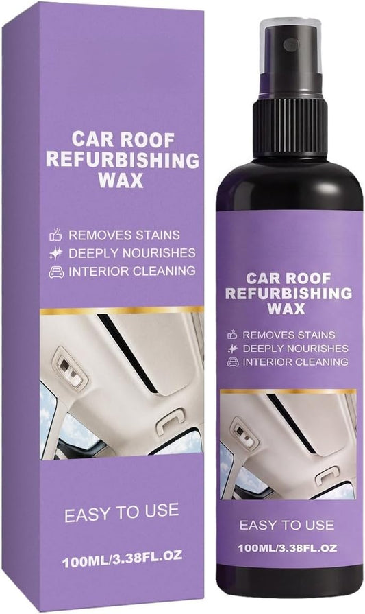 4-in-1 Multi Foam Cleaner,Lemon Scent Multi,All-Purpose Foam Spray for Car Steering Wheel, Cars Seat, Leather and House(100ML)