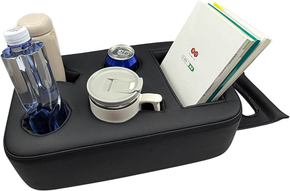 Xaido Car Back Seat Cup Holder, PU Leather Couch Sofa Bed Cup Holder