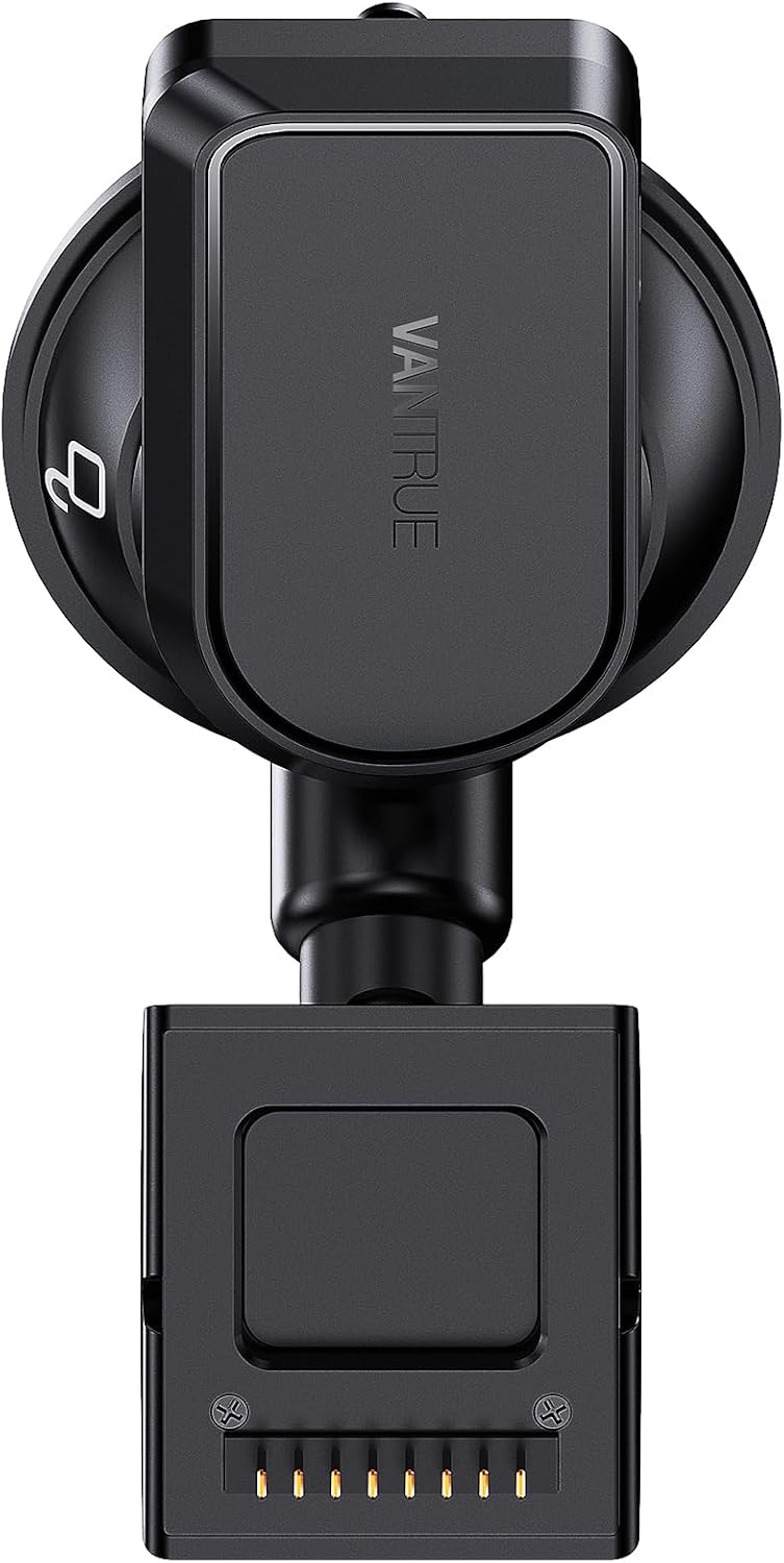 【Bundle: Vantrue New N4S(RC18) Dash Cam + GPS Suction Mount】 STARVIS 2, PlatePix, 2.7K+1440P+1440 Front Inside Rear Dashcam, 24/7 Buffered Parking Mode, Support 1TB Max