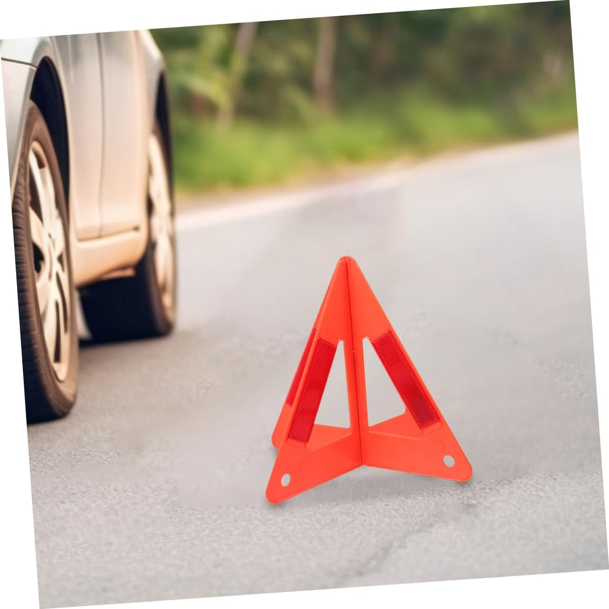 5pcs Foldable Car Reflective Warning Triangles for Parking Alerts