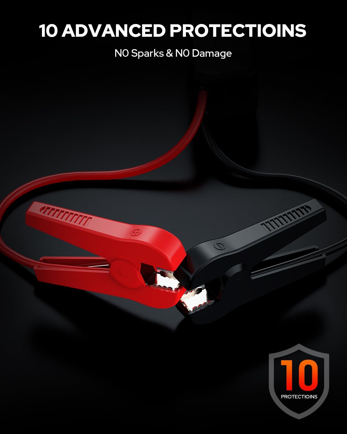 BOOKOO H9 4500A 12V Jump Starter for Car Boat Lawnmower