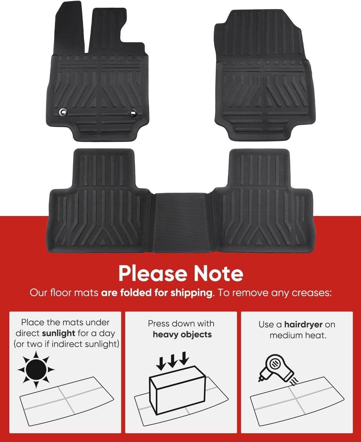 Floor Mats for Toyota RAV4 (Not for RAV4 Prime) 2019-2025 Car Accessories