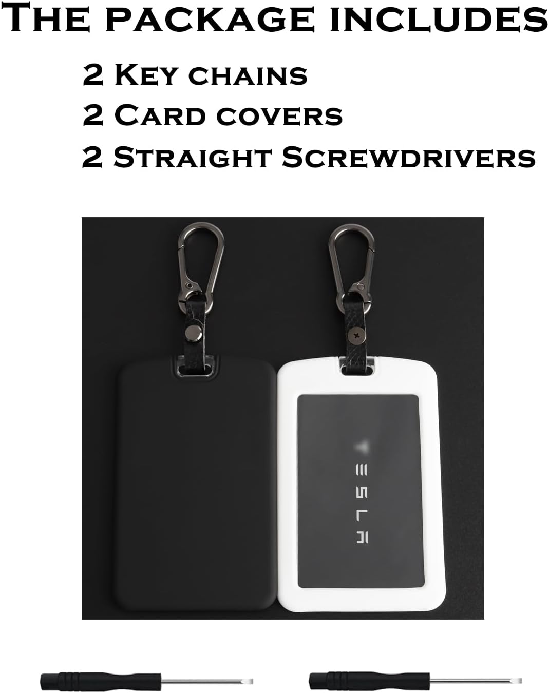 Key Card Holder Case for Tesla Model Y Model 3 Cybertruck and Rivian