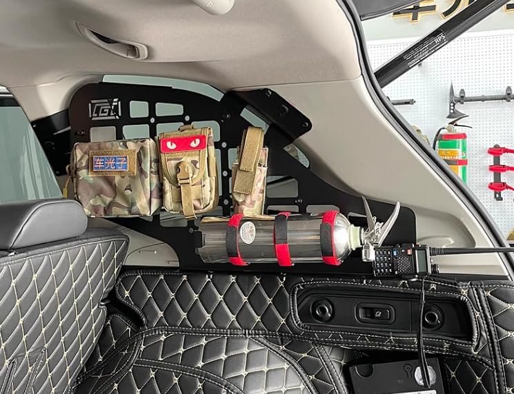 for Subaru Forester 2019-2024 Car Rear Trunk Molle Storage Panel Organizer Car Accessories Gathering Zone