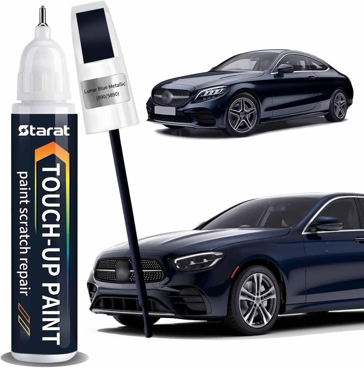 Lunar Blue Metallic(890/5890) Touch Up Paint Pen for Mercedes Benz