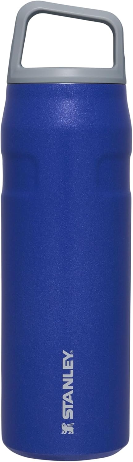 Stanley IceFlow Cap and Carry Water Bottle | Wide Mouth Twist Lid | Lightweight & Leakproof for Travel & Sports | Insulated Stainless Steel | BPA-Free