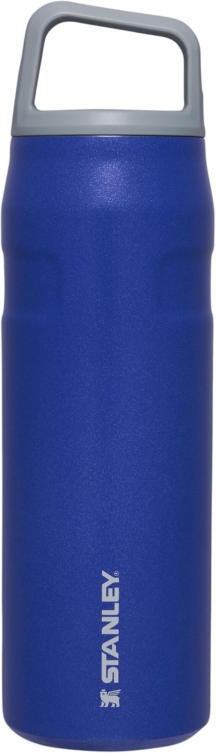 Stanley IceFlow Cap and Carry Water Bottle | Wide Mouth Twist Lid | Lightweight & Leakproof for Travel & Sports | Insulated Stainless Steel | BPA-Free