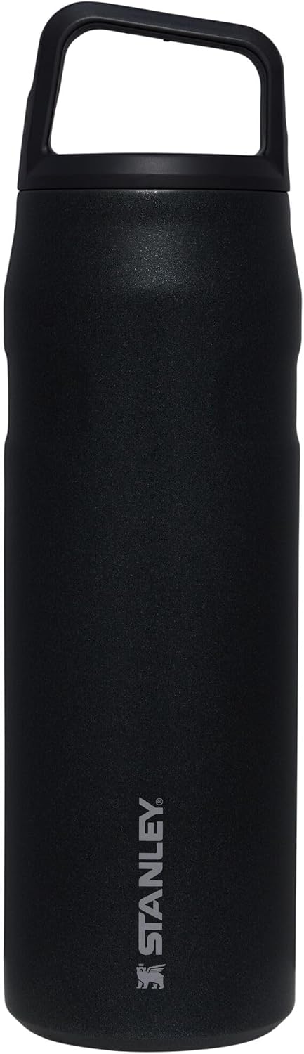 Stanley IceFlow Cap and Carry Water Bottle | Wide Mouth Twist Lid | Lightweight & Leakproof for Travel & Sports | Insulated Stainless Steel | BPA-Free